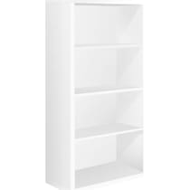 essie white bookcase   