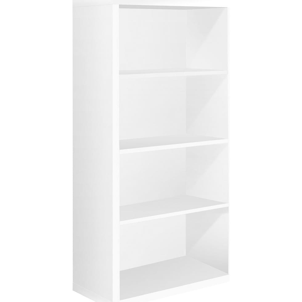 essie white bookcase   
