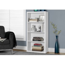 essie white bookcase   