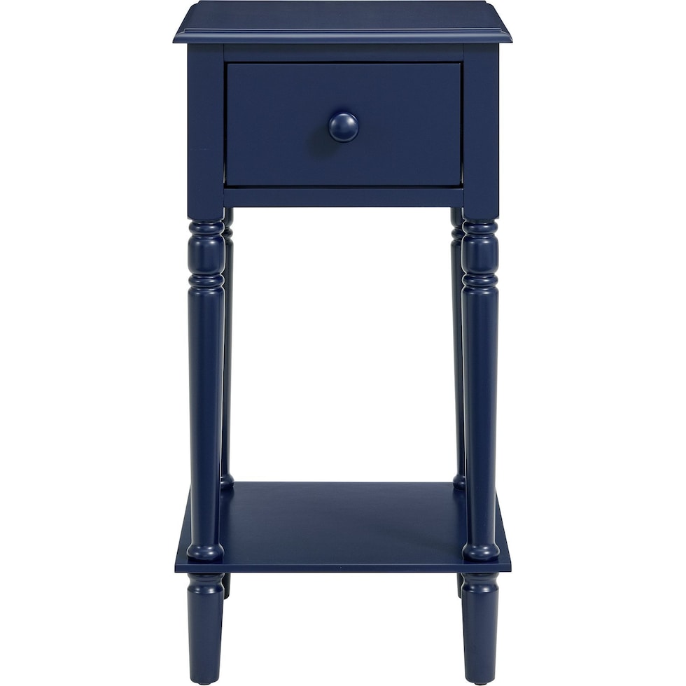 estelle blue nightstand   