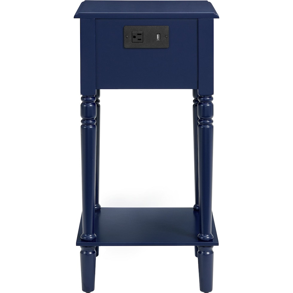 estelle blue nightstand   