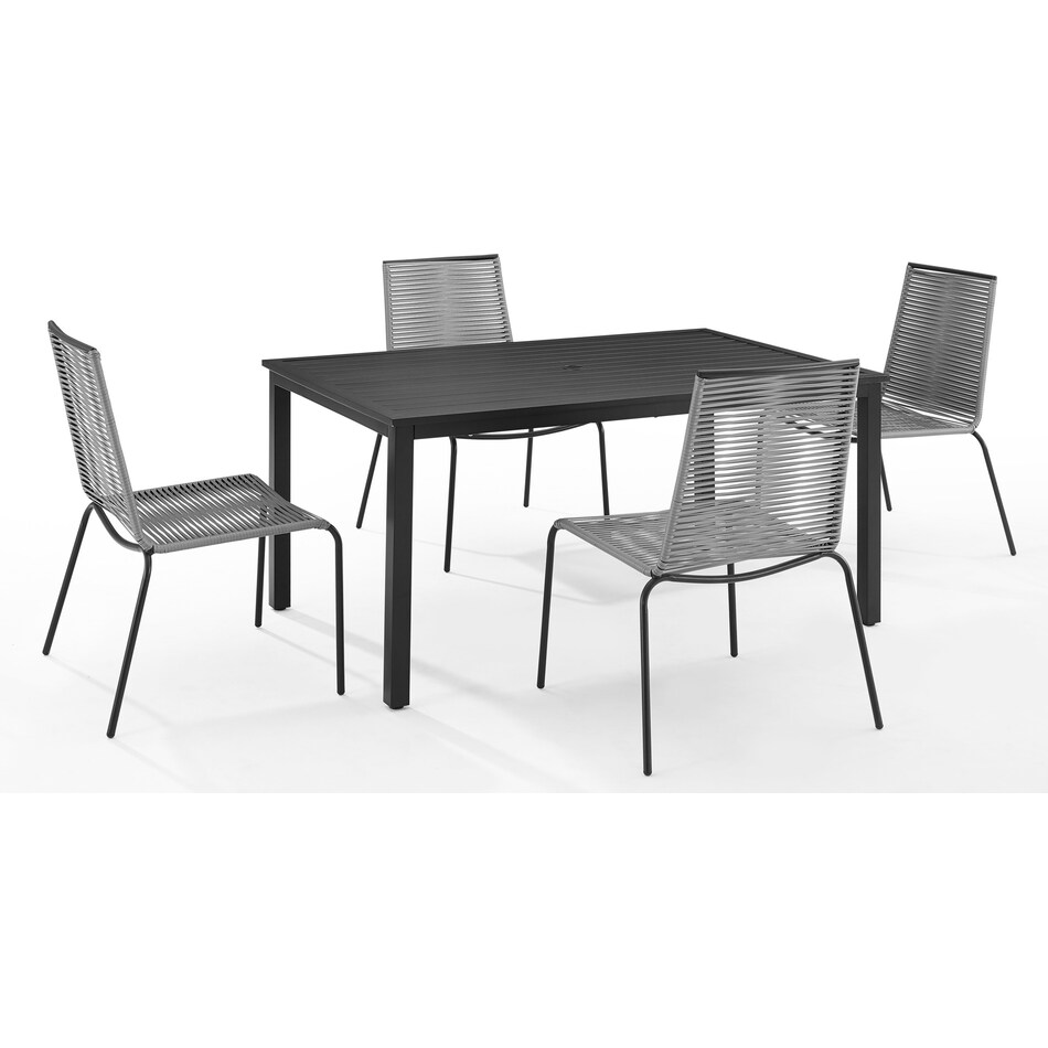 estero gray outdoor dinette   