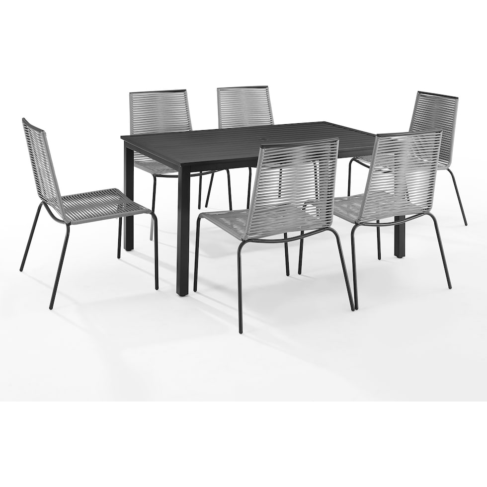 estero gray outdoor dinette   