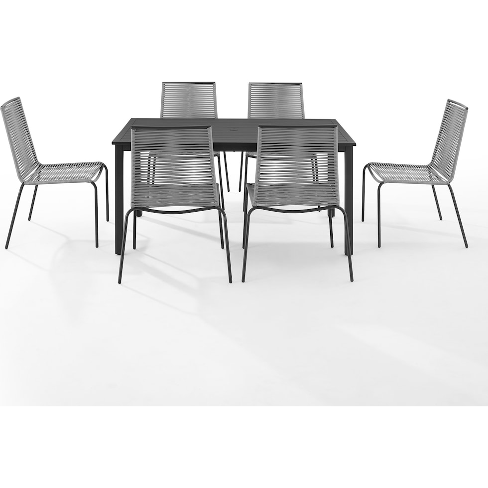 estero gray outdoor dinette   