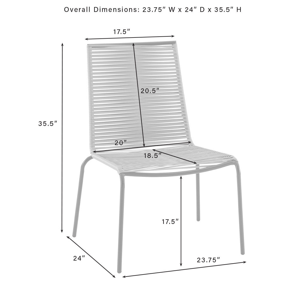 estero gray outdoor dinette   