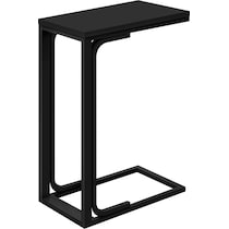 esther black end table   