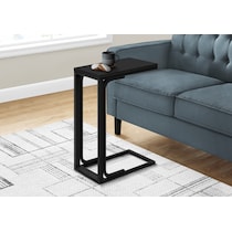 esther black end table   