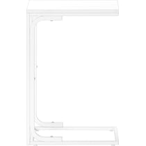 esther white end table   