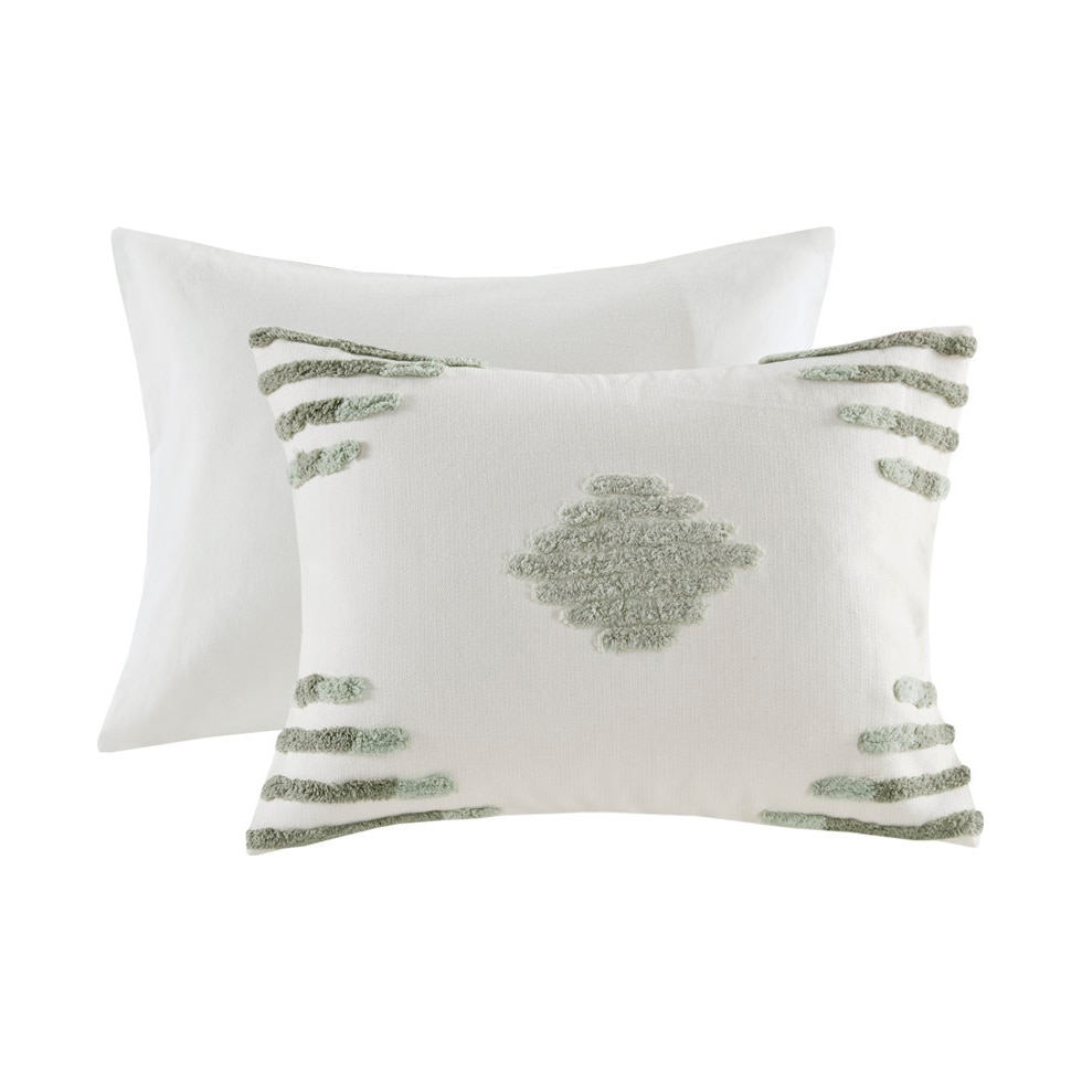 estrella green full queen bedding set   
