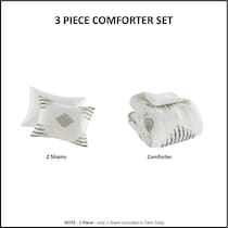 estrella green king california king bedding set   