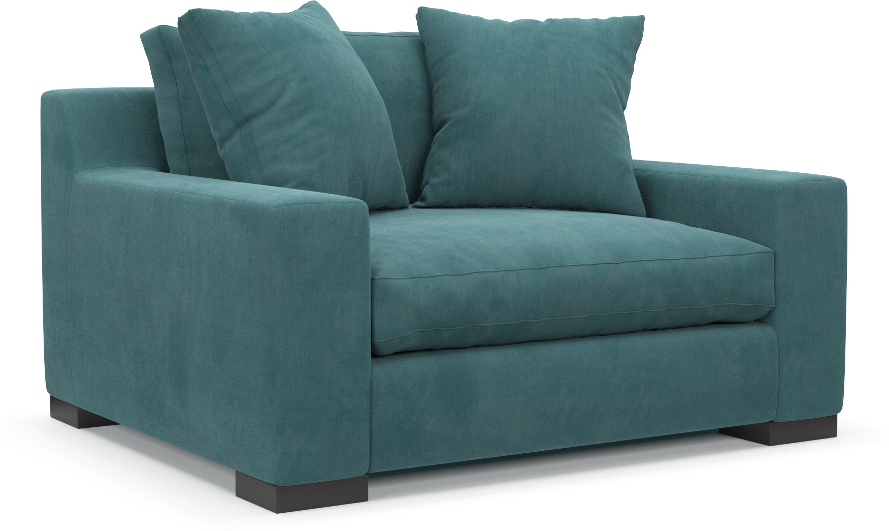 Ethan Hybrid Comfort Chair and a Half Bella Peacock