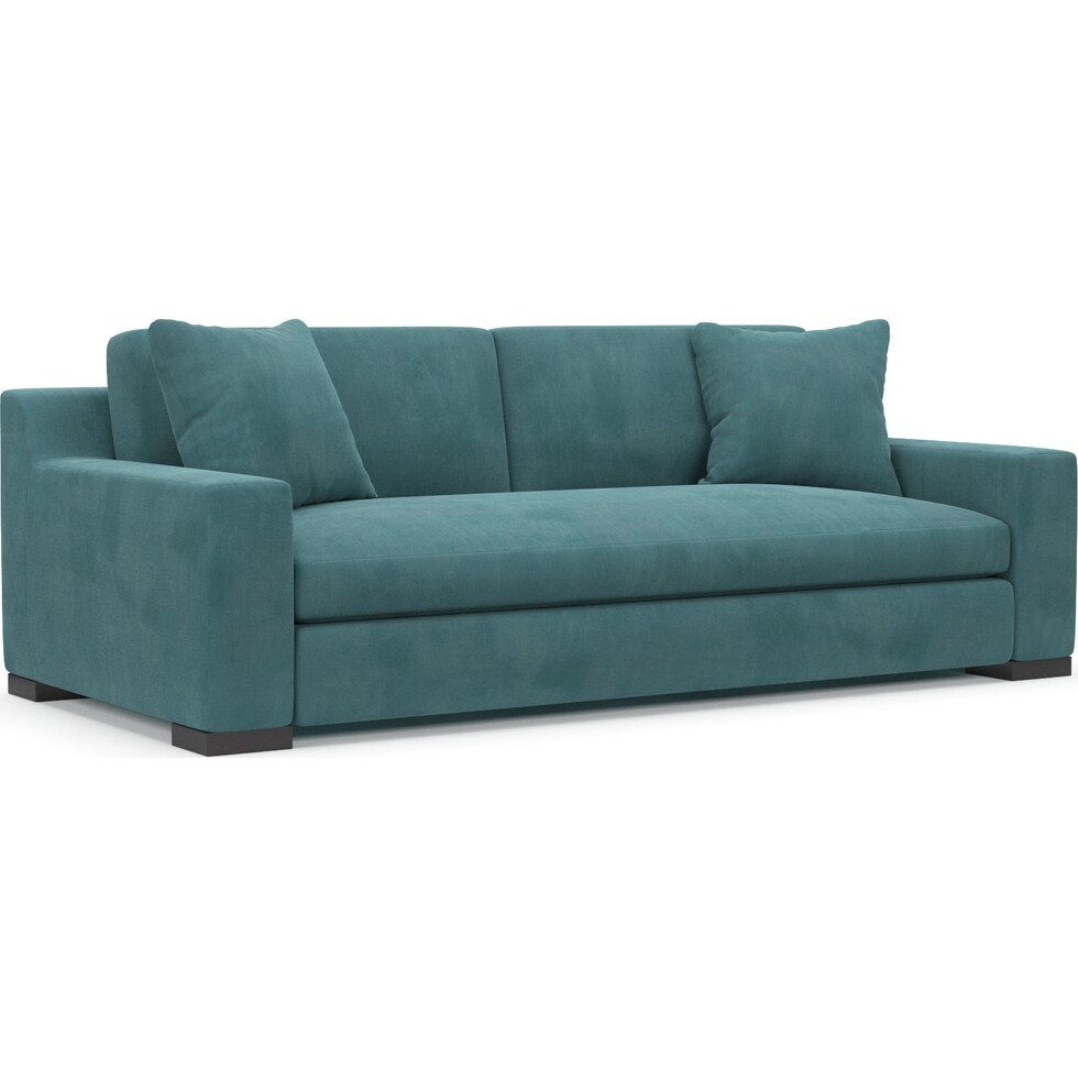 ethan bella peacock sofa   