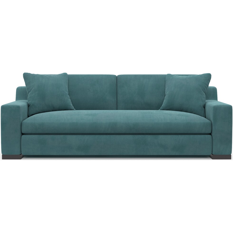 ethan bella peacock sofa   