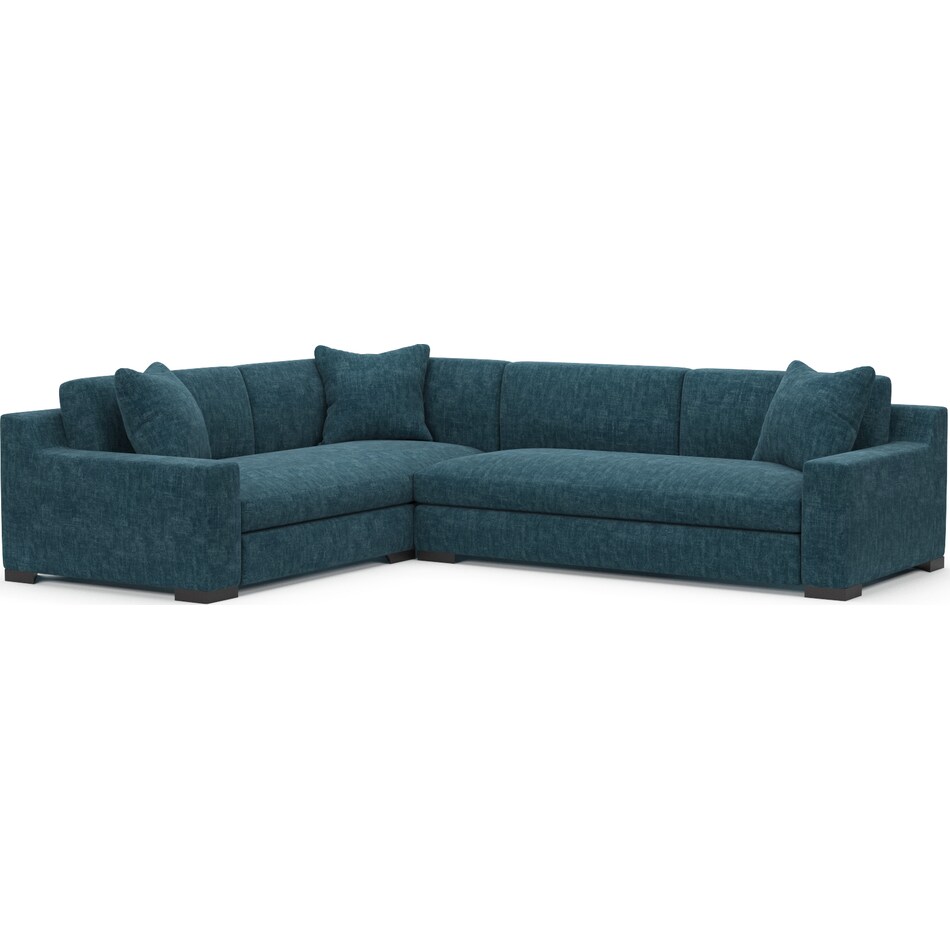 ethan blue  pc sectional   