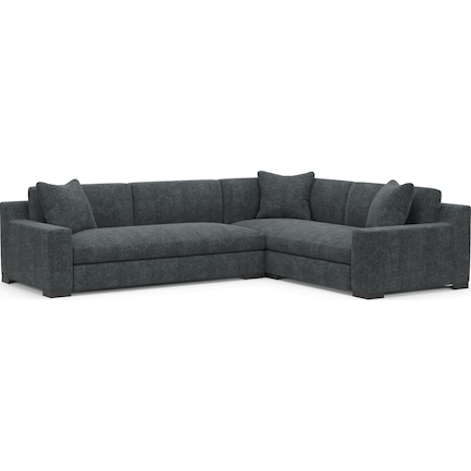 Ethan Foam Comfort 2-Piece Sectional with Left-Facing Sofa - Contessa Shadow