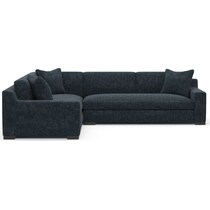 ethan blue sectional   