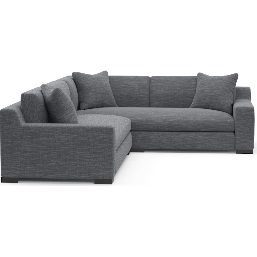 ethan blue sectional   