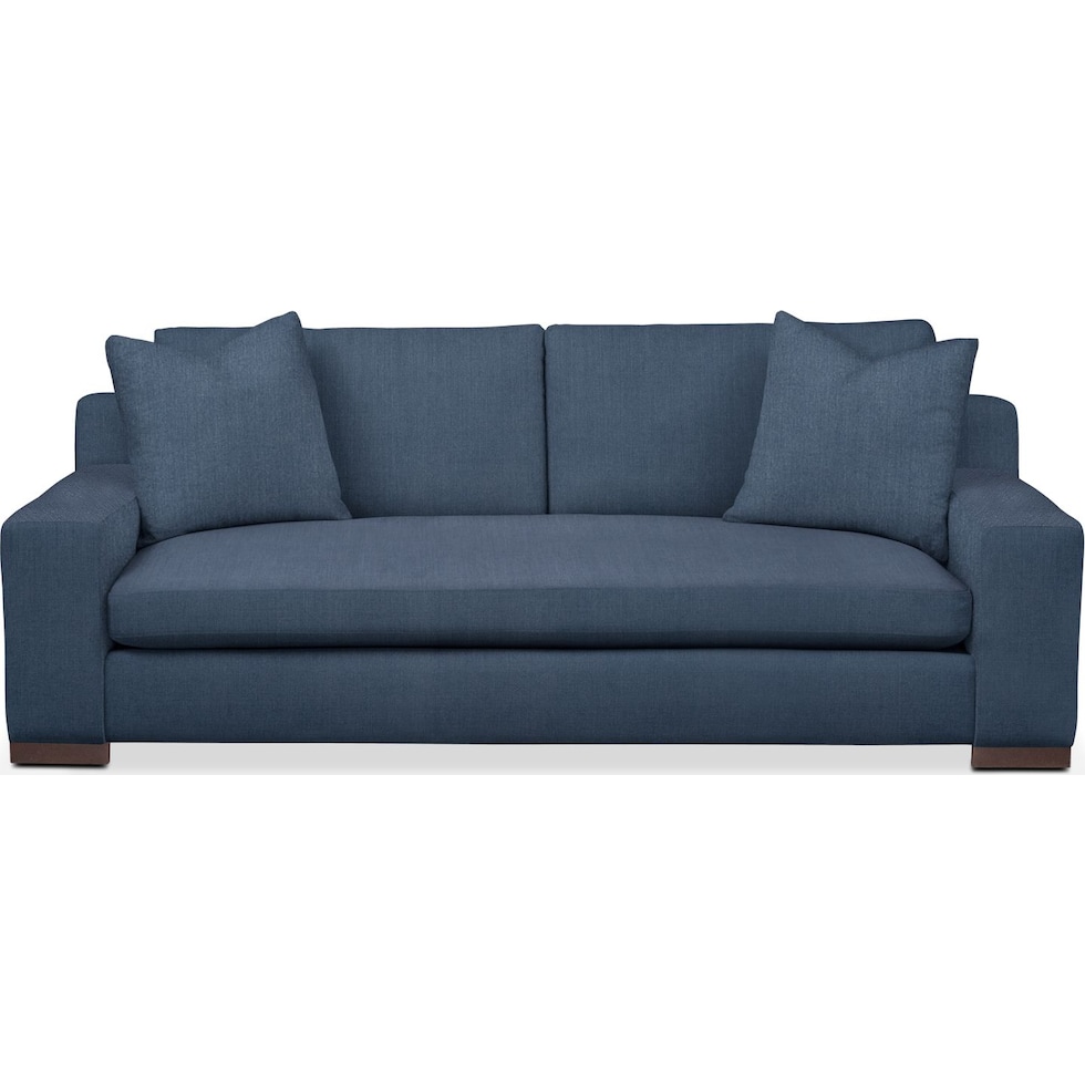 ethan blue sofa   