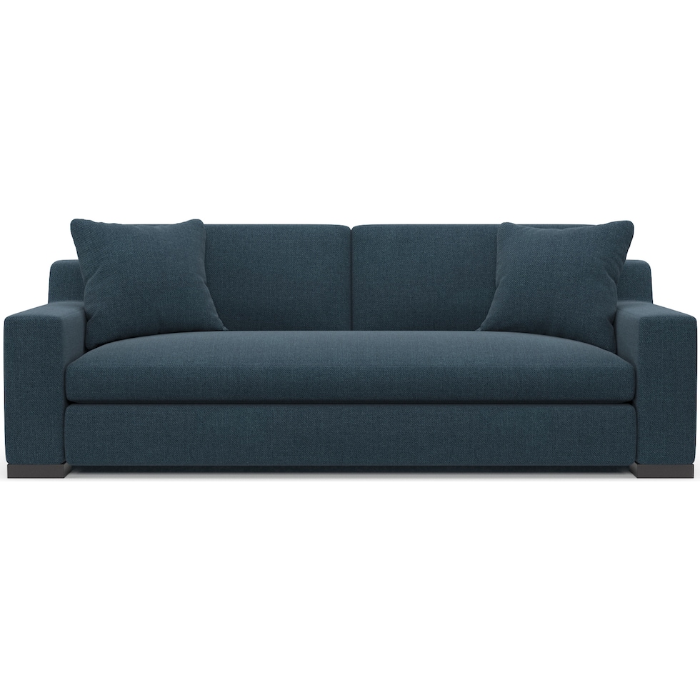 ethan blue sofa   