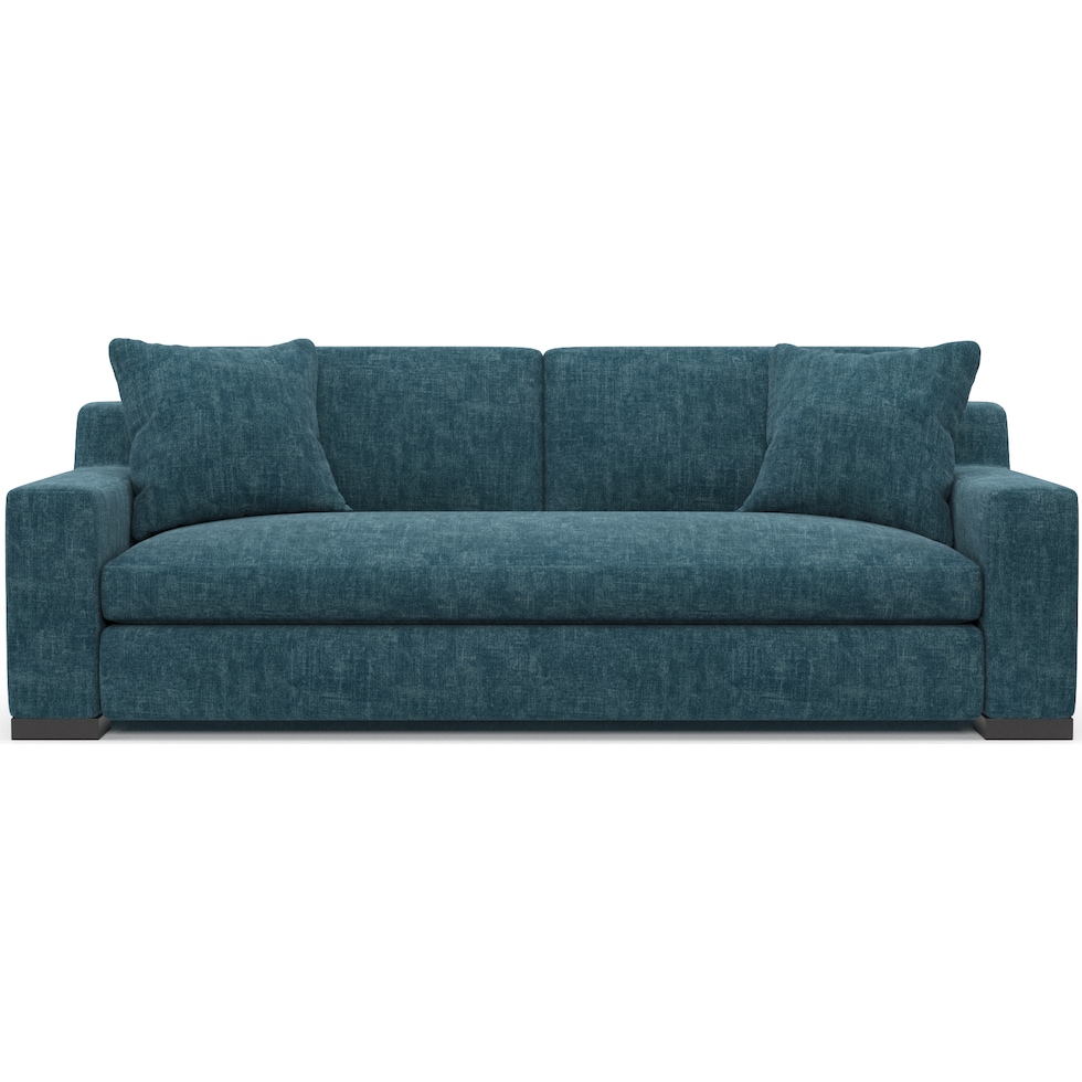 ethan blue sofa   