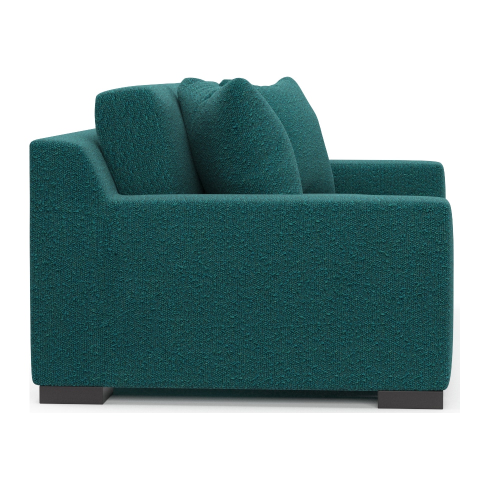 ethan blue sofa   