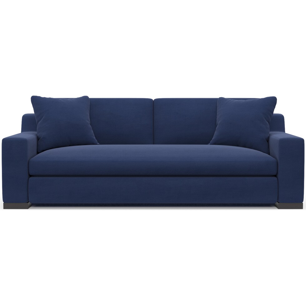 ethan blue sofa   