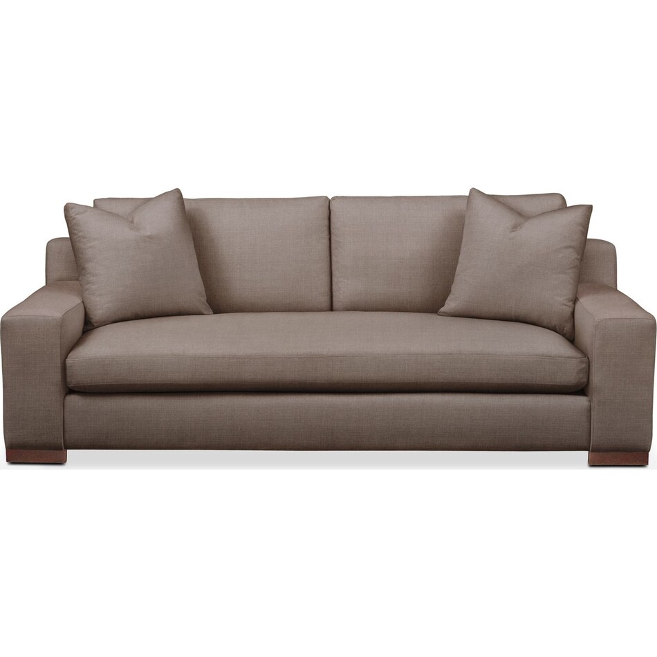 ethan dark brown sofa   