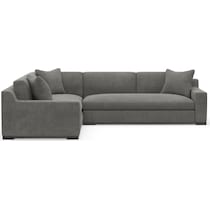 ethan gray  pc sectional with right facing sofa   