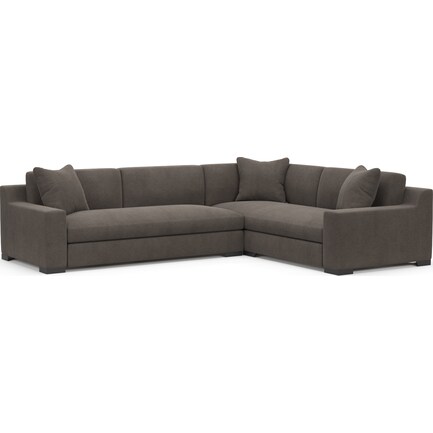 Ethan Foam Comfort 2-Piece Sectional with Left-Facing Sofa - Laurent Charcoal