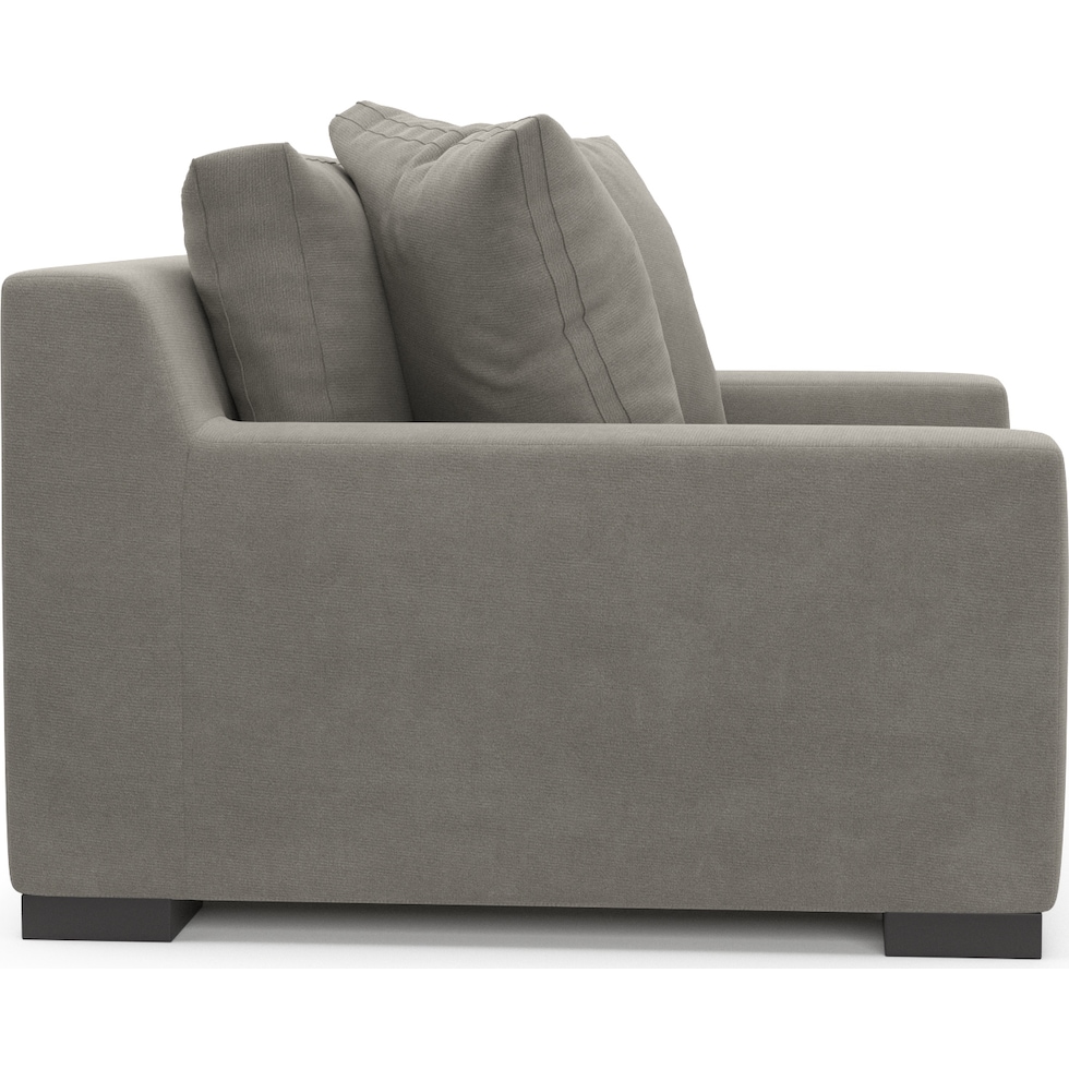ethan gray chair and a half   