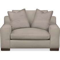 ethan gray chair and a half   