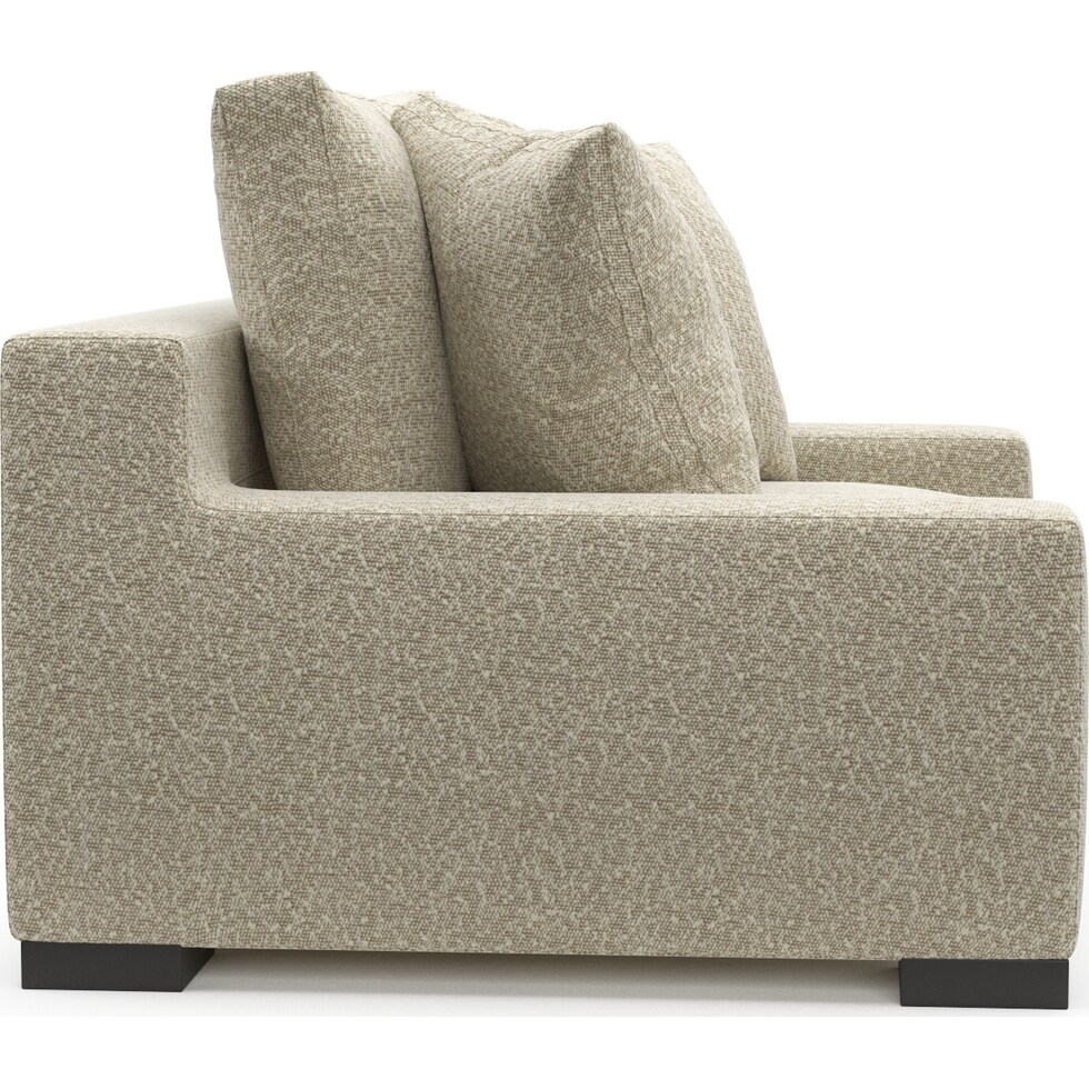 ethan gray chair and a half   