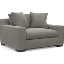 ethan gray chair and a half   