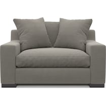 ethan gray chair and a half   