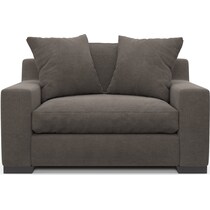 ethan gray chair and a half   