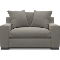 ethan gray chair and a half   