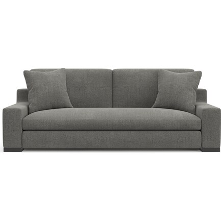 Ethan Foam Comfort Sofa - Living Large Charcoal