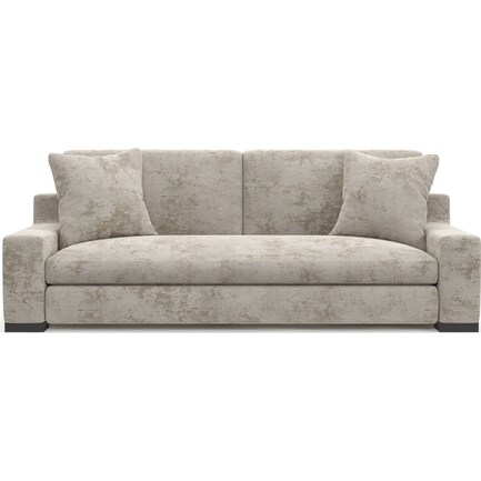 Ethan Foam Comfort Sofa - Hearth Cement