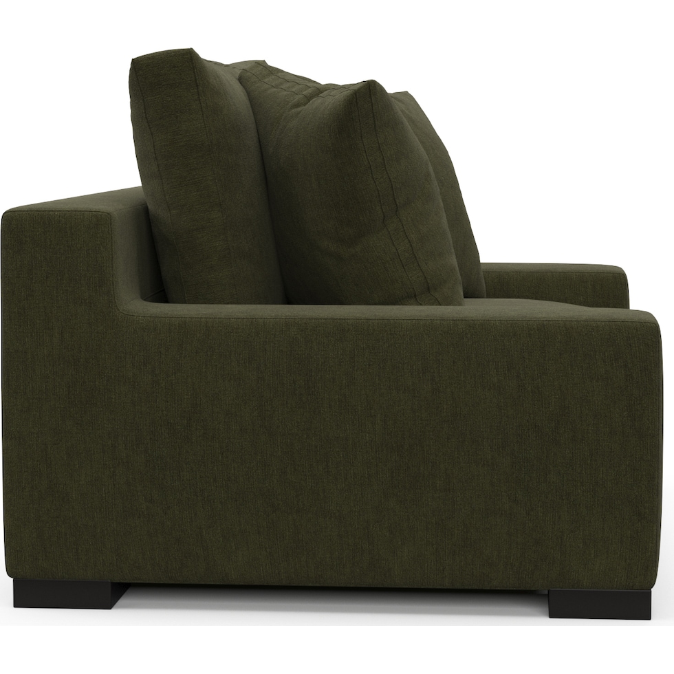 ethan green chair and a half   