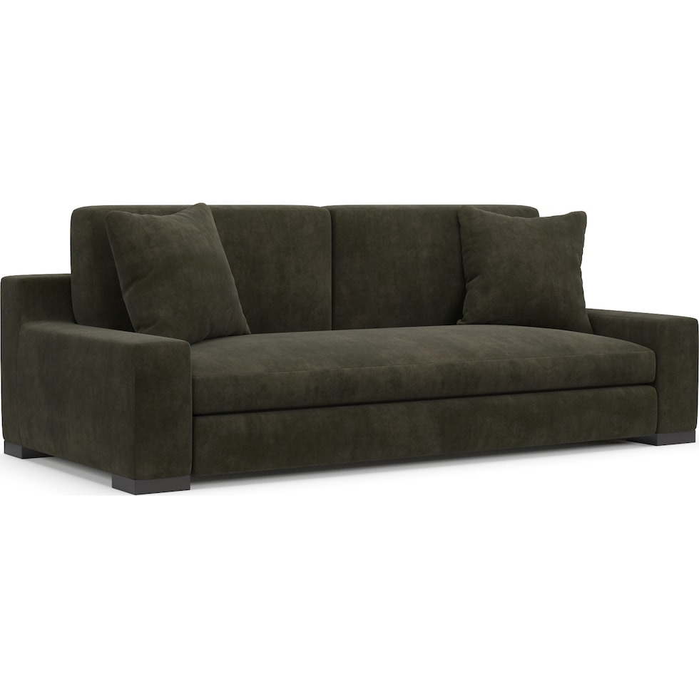 ethan green sofa   