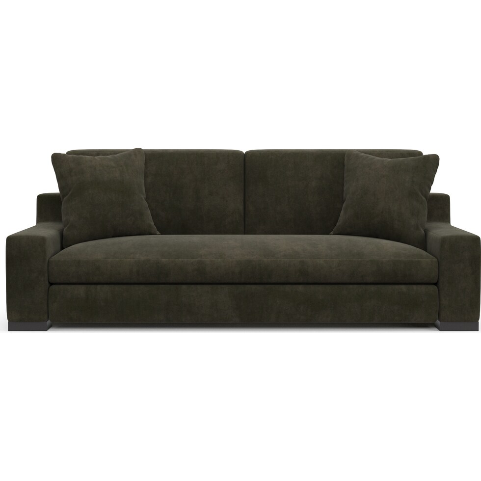 ethan green sofa   