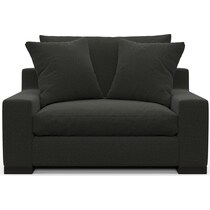 ethan liv onyx chair and a half   