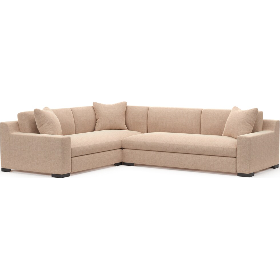 ethan orange sectional   