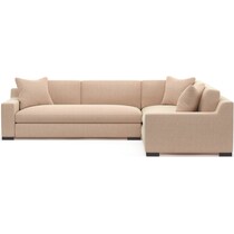 ethan orange sectional   