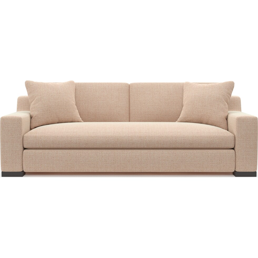 ethan orange sofa   