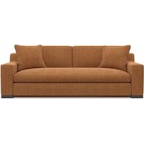 ethan orange sofa   