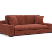ethan orange sofa   