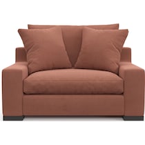 ethan pink chair and a half   