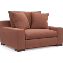 ethan pink chair and a half   