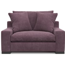 ethan purple chair and a half   
